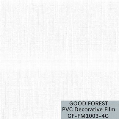 Película decorativa del PVC para el tipo buena fluidez del grano del paño de los muebles