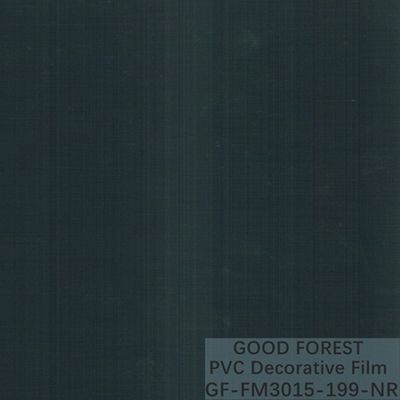 Película decorativa del PVC para el tipo buena fluidez del grano del paño de los muebles