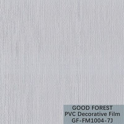 Película decorativa del PVC para el tipo buena fluidez del grano del paño de los muebles
