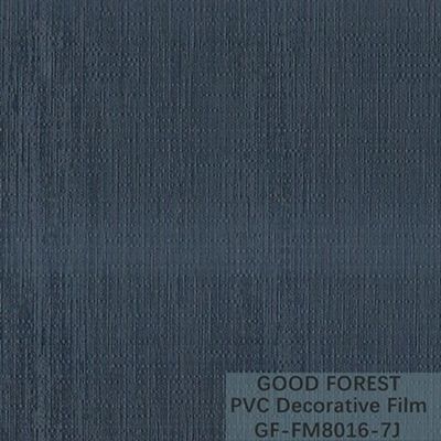 Película decorativa del PVC para el tipo buena fluidez del grano del paño de los muebles