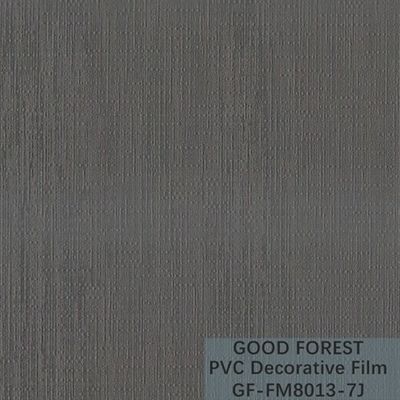 Película decorativa del PVC para el tipo buena fluidez del grano del paño de los muebles