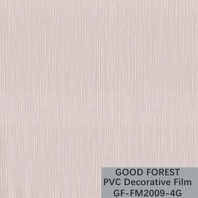Película decorativa del PVC para el tipo buena fluidez del grano del paño de los muebles