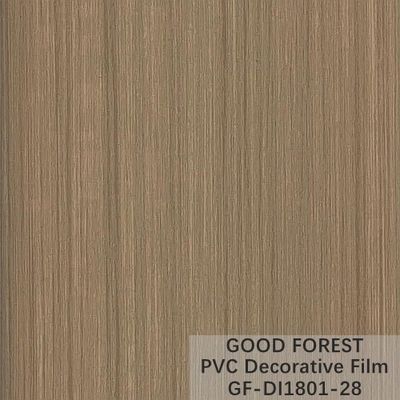Grano de madera de la película del PVC de la fluidez de la resistencia decorativa del rasguño