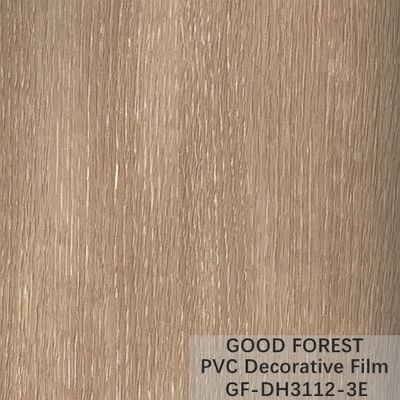 Grano de madera de la película del PVC de la fluidez de la resistencia decorativa del rasguño