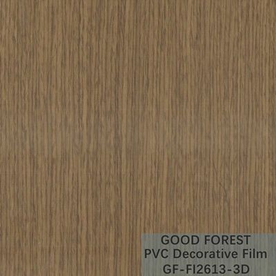 Grano de madera de la película del PVC de la fluidez de la resistencia decorativa del rasguño