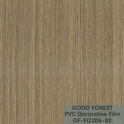 Grano de madera de la película del PVC de la fluidez de la resistencia decorativa del rasguño