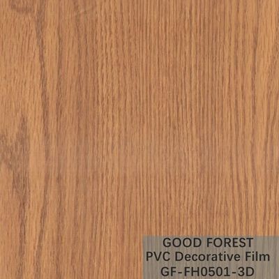 Grano de madera de la película del PVC de la fluidez de la resistencia decorativa del rasguño