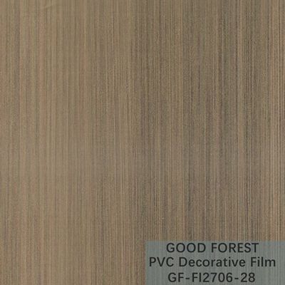 Grano de madera de la película del PVC de la fluidez de la resistencia decorativa del rasguño