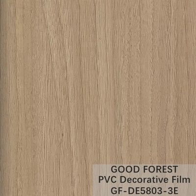 Grano de madera de la película del PVC de la fluidez de la resistencia decorativa del rasguño