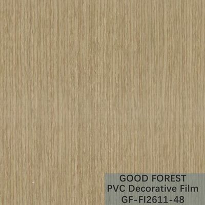 Grano de madera de la película del PVC de la fluidez de la resistencia decorativa del rasguño
