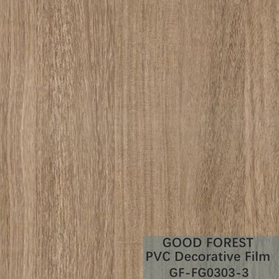 Grano de madera de la película del PVC de la fluidez de la resistencia decorativa del rasguño