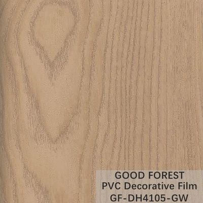 Grano de madera de la película del PVC de la fluidez de la resistencia decorativa del rasguño