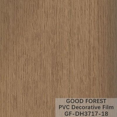 Grano de madera de la película del PVC de la fluidez de la resistencia decorativa del rasguño
