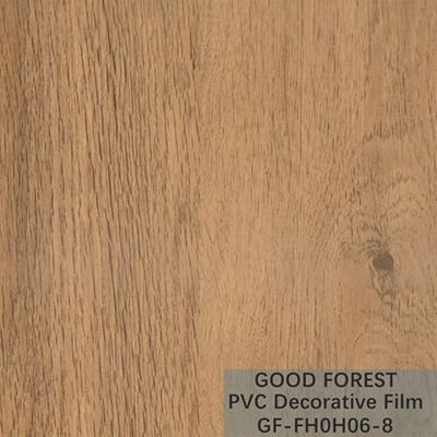 Grano de madera de la película del PVC de la fluidez de la resistencia decorativa del rasguño