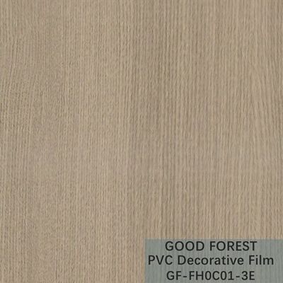 Película decorativa del PVC del tráfico grano de madera del grueso de 0,25 - de 0.60m m