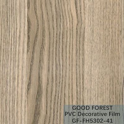 Película decorativa del PVC del tráfico grano de madera del grueso de 0,25 - de 0.60m m