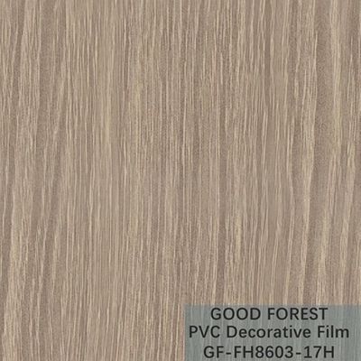 Película decorativa del PVC del tráfico grano de madera del grueso de 0,25 - de 0.60m m