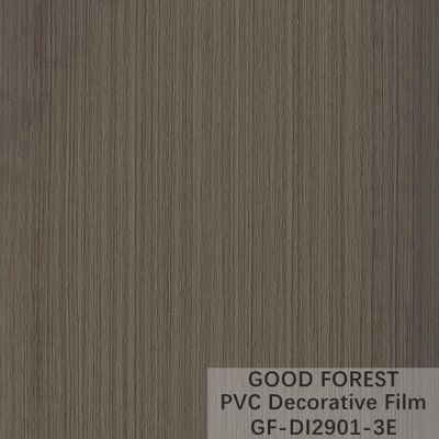 Película decorativa del PVC de la división grueso Grey Color oscuro de 0.25m m - de 0.60m m