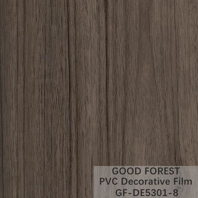 Película decorativa del PVC de la división grueso Grey Color oscuro de 0.25m m - de 0.60m m