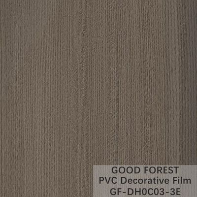 Película decorativa del PVC de la división grueso Grey Color oscuro de 0.25m m - de 0.60m m