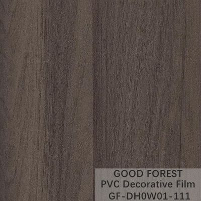 Película decorativa del PVC de la división grueso Grey Color oscuro de 0.25m m - de 0.60m m
