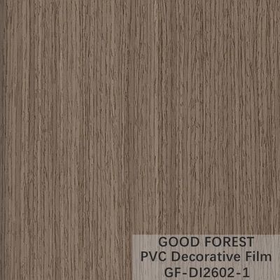Película decorativa del PVC de la división grueso Grey Color oscuro de 0.25m m - de 0.60m m