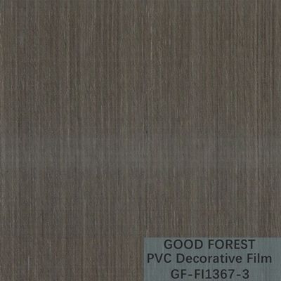 Película decorativa del PVC de la división grueso Grey Color oscuro de 0.25m m - de 0.60m m
