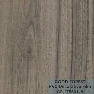 Película decorativa del PVC de la división grueso Grey Color oscuro de 0.25m m - de 0.60m m