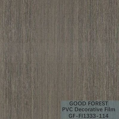 Película decorativa del PVC de la división grueso Grey Color oscuro de 0.25m m - de 0.60m m
