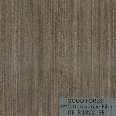 Película decorativa del PVC de la división grueso Grey Color oscuro de 0.25m m - de 0.60m m