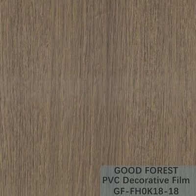Película decorativa del PVC de la división grueso Grey Color oscuro de 0.25m m - de 0.60m m