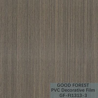 Película decorativa del PVC de la división grueso Grey Color oscuro de 0.25m m - de 0.60m m