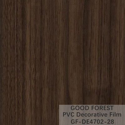Película de madera oscura del grano de madera grueso decorativo de 0.25m m - de 0.60m m