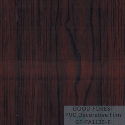 Película de madera oscura del grano de madera grueso decorativo de 0.25m m - de 0.60m m