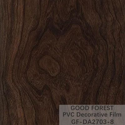 Película de madera oscura del grano de madera grueso decorativo de 0.25m m - de 0.60m m
