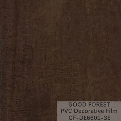 Película de madera oscura del grano de madera grueso decorativo de 0.25m m - de 0.60m m