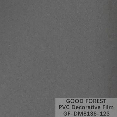 Fluidez del grano de cuero decorativo de la película del PVC del tablón buena