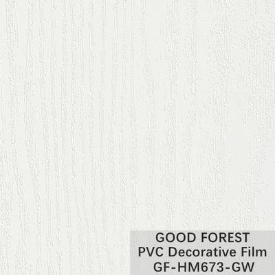 Ayuda de madera del OEM de la película de los muebles del PVC del grano de la película decorativa del PVC del GW