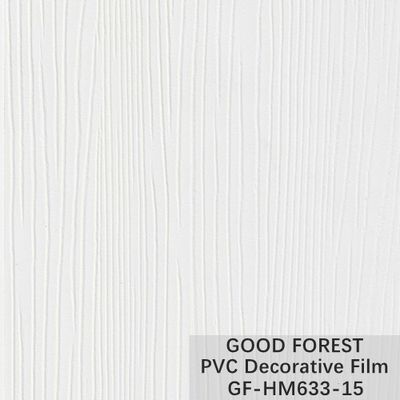 El ampollar puro del color de la película decorativa del PVC del grano de madera de gabinete