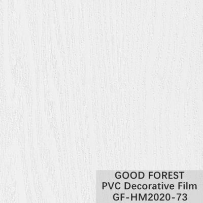 El ampollar puro del color de la película decorativa del PVC del grano de madera de gabinete