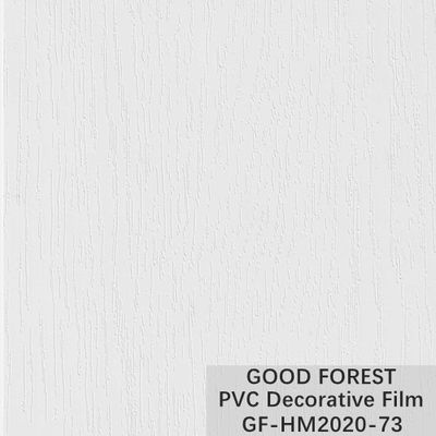 El ampollar puro del color de la película decorativa del PVC del grano de madera de gabinete