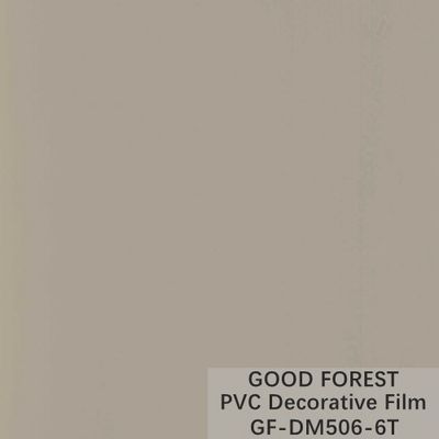 Película brillante del grano de madera de la ampolla de la pintura de la película decorativa del PVC del ODM