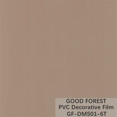 Película brillante del grano de madera de la ampolla de la pintura de la película decorativa del PVC del ODM