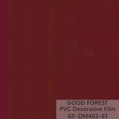 Película brillante del grano de madera de la ampolla de la pintura de la película decorativa del PVC del ODM