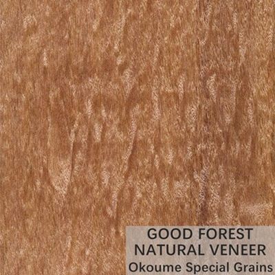 La madera contrachapada de madera natural de la chapa de Okumen modificó el grueso de 0,18 para requisitos particulares - de 0.55m m