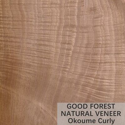 La madera contrachapada de madera natural de la chapa de Okumen modificó el grueso de 0,18 para requisitos particulares - de 0.55m m