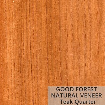 La corona natural de la chapa de madera natural de la teca cortó la certificación del FSC de la chapa