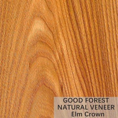 La corona de madera natural de la chapa del OLMO cortó el grano para proporcionar servicio modificado para requisitos particulares