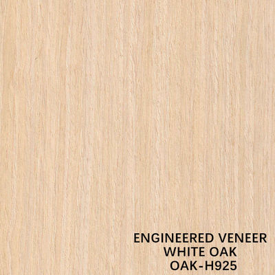 Chapa de madera recompuesta decoración H925 de los muebles del grano recto del roble blanco