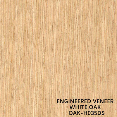 La suposición recompuso la madera de roble blanco chapea el grano recto de H035DS para las artesanías